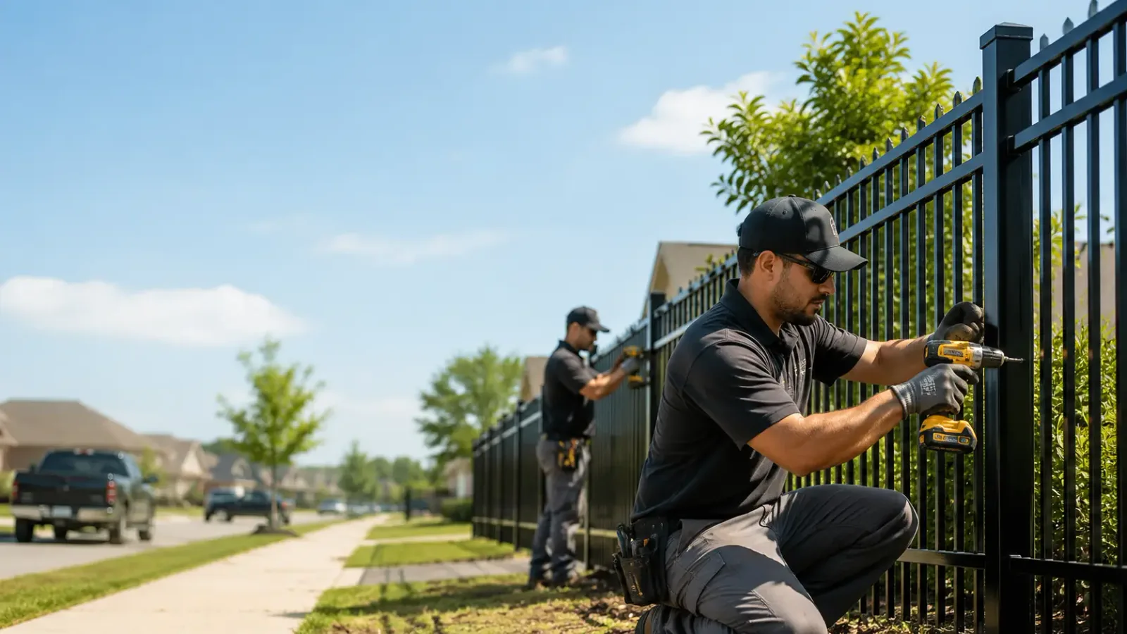 Metal Fence Installation in Bluffton, GA